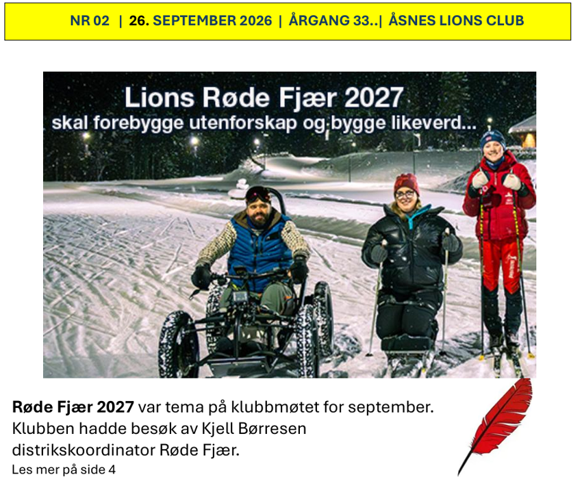 Klubbavis 2026-2027 Nr 02