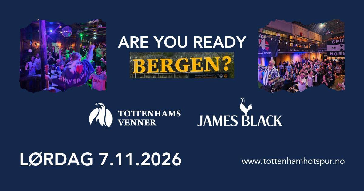 The Voice of Spurs til Bergen den 7. november