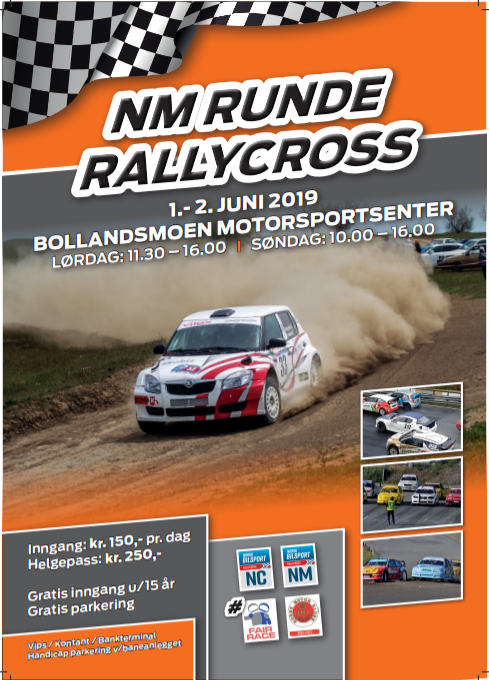 2. NM Runde i Rallycross 2019 - Resultat