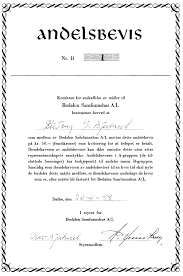 Andelstegning