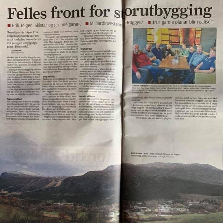 Felles front for storutbygging i Røggelia