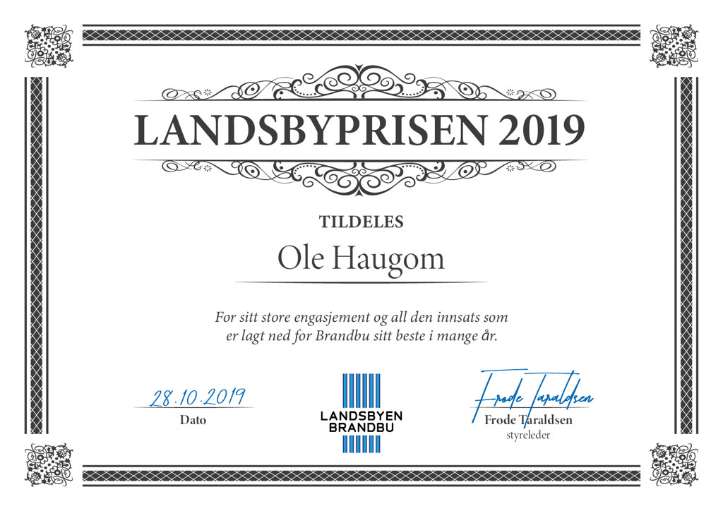 Landsbyprisen 2019