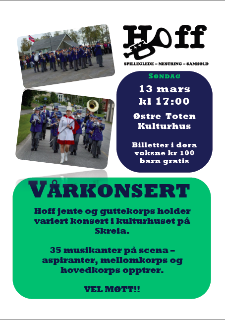 Flott vårkonsert i Kulturhuset!