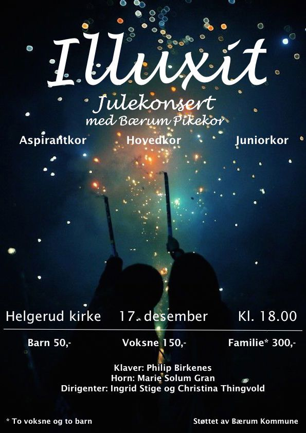 Julekonsert "Illuxit" torsdag 17. desember