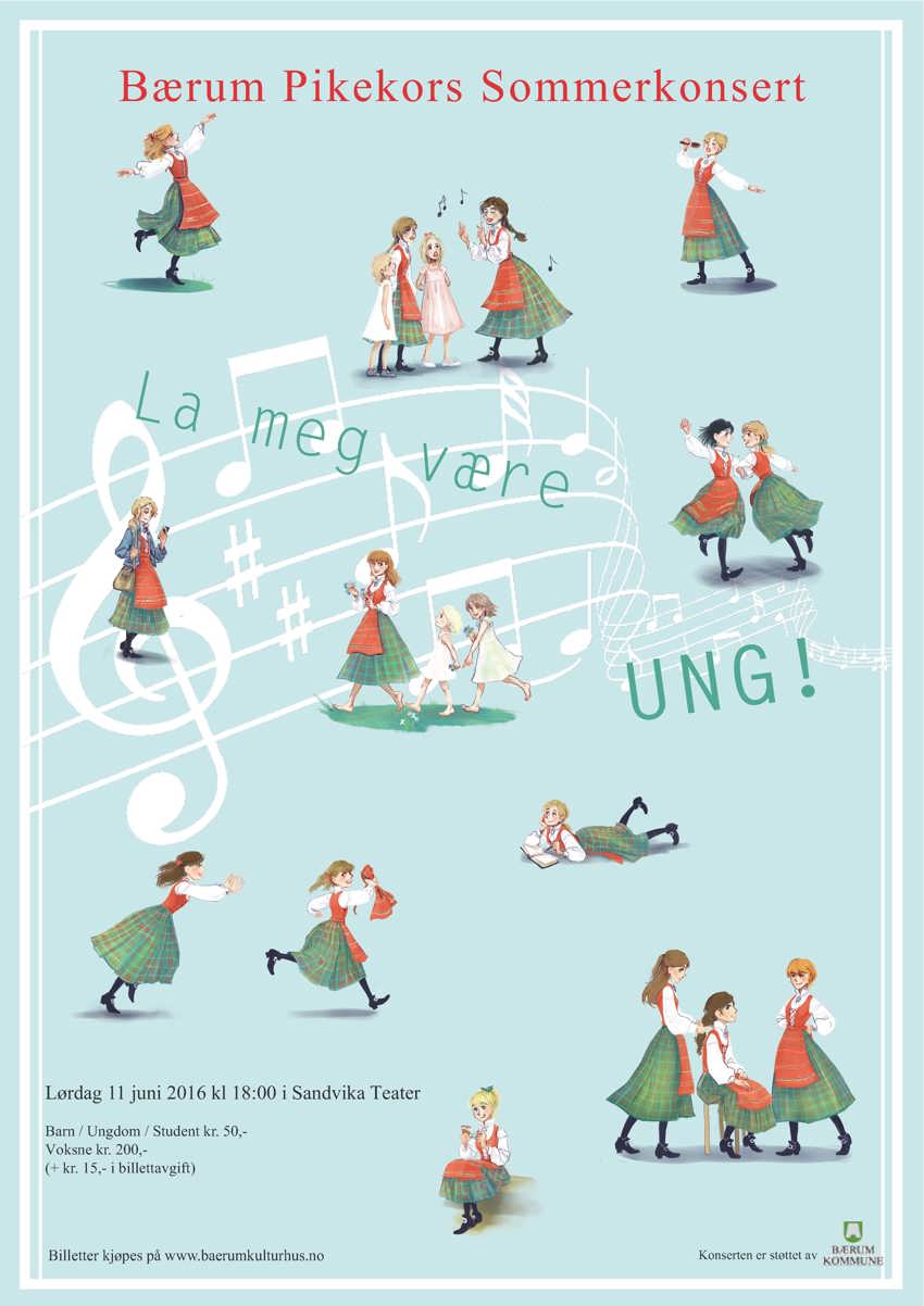 Sommerkonsert "La meg være ung" i Sandvika teater