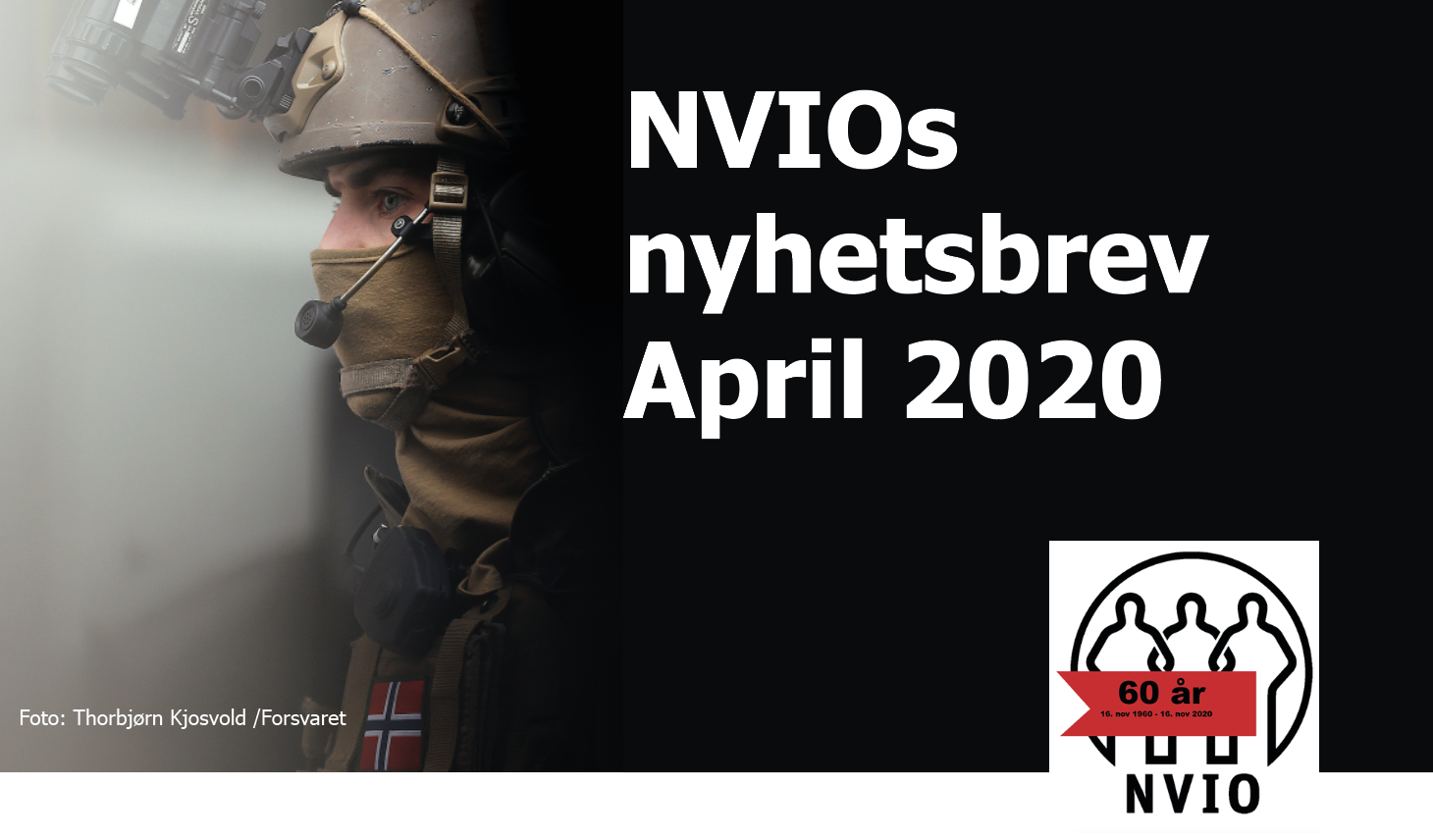 NVIOs nyhetsbrev, april 2020