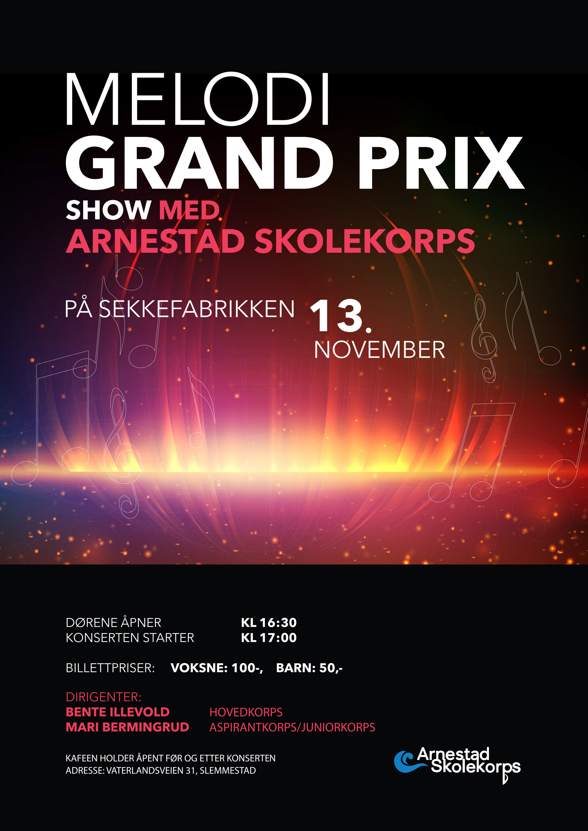 Melodi Grand Prix - Show med Arnestad Skolekorps