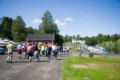 ÅPENT: Nå kan du reise til Lillestrøm til fots eller med sykkel enda lettere. Turstien ved Skjærvagapet har nå åpnet. 