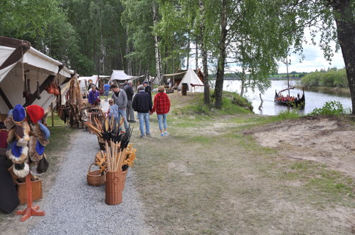 Vikingfestival på Årnes-tangen juni 2014.  Foto: Frits Wahlstrøm og Dag H. Liberg