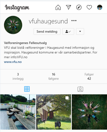VFU på Instagram