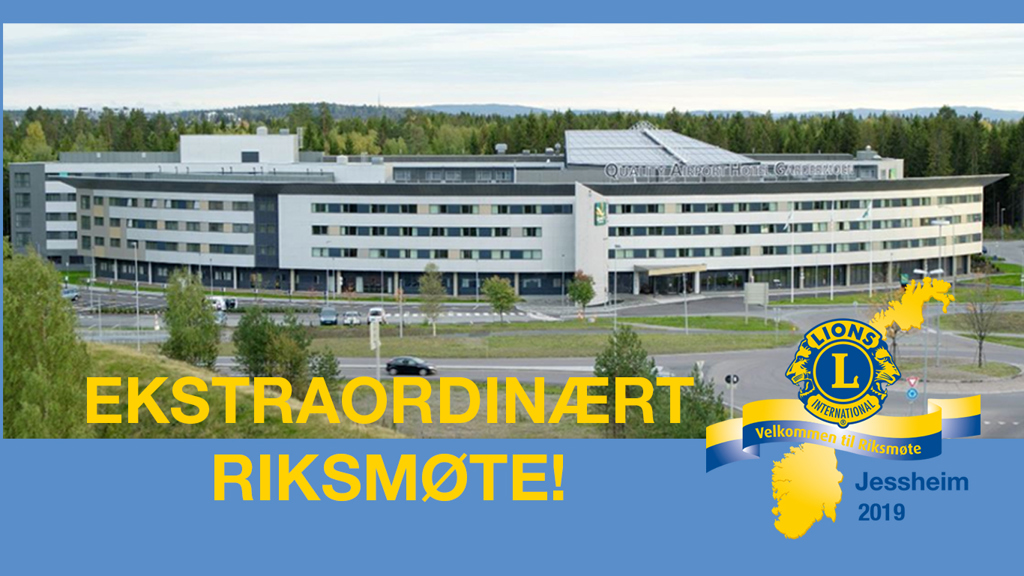 Innkalling til ekstraordinært riksmøte 1.august 20