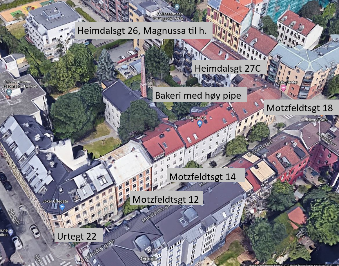 Kart Motzfeldtsgt 12-14-18, Heimdalsgt 27c, Urtegt