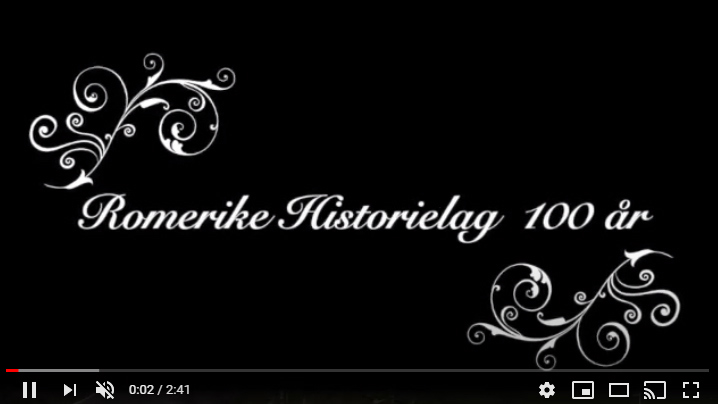 Romerike Historielag gjennom 100 år - se video 
