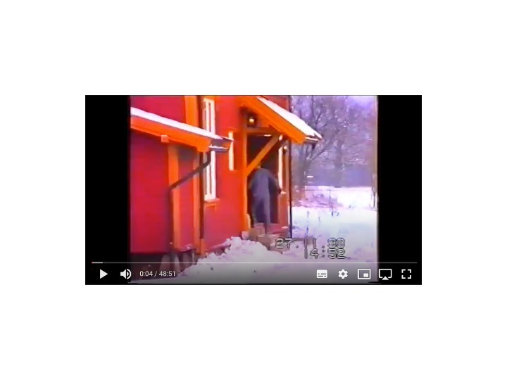 Video fra opp-pussingen av Borre Stasjon