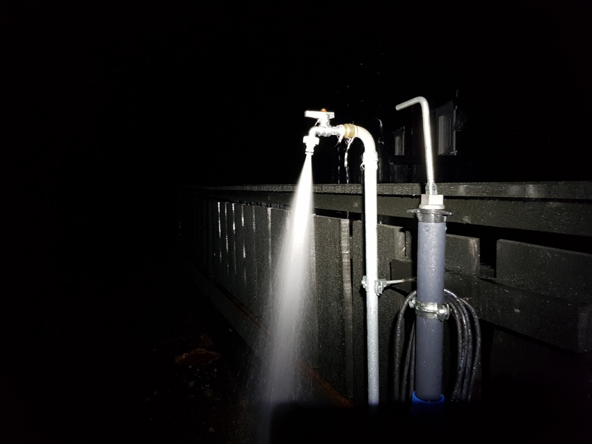 Driftstans på vannet er ordnet