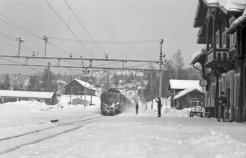 Gjøvikbanen på Kjelsås stasjon