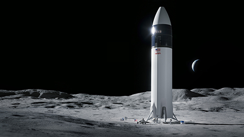 NASA velger Starship som månelandingsfartøy*