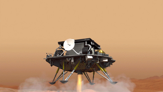 Tianwen-1 har landet på Mars