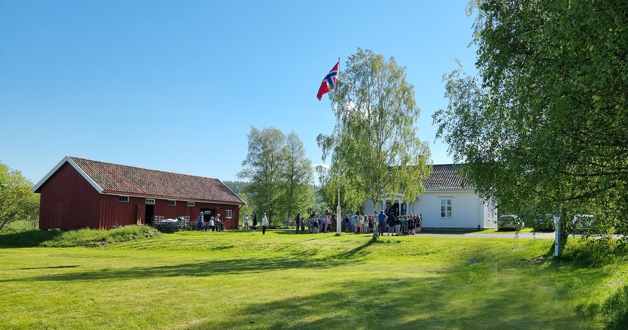 Gammeldags skole på Vølneberg igjen