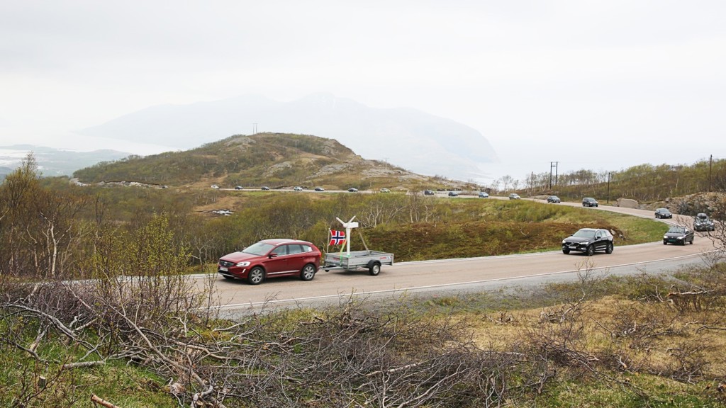 Bilkortesje fra Nesna til Sjonfjellet 29/5