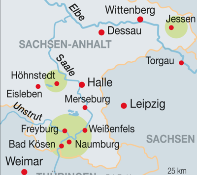 Oversiktskart Naumburg