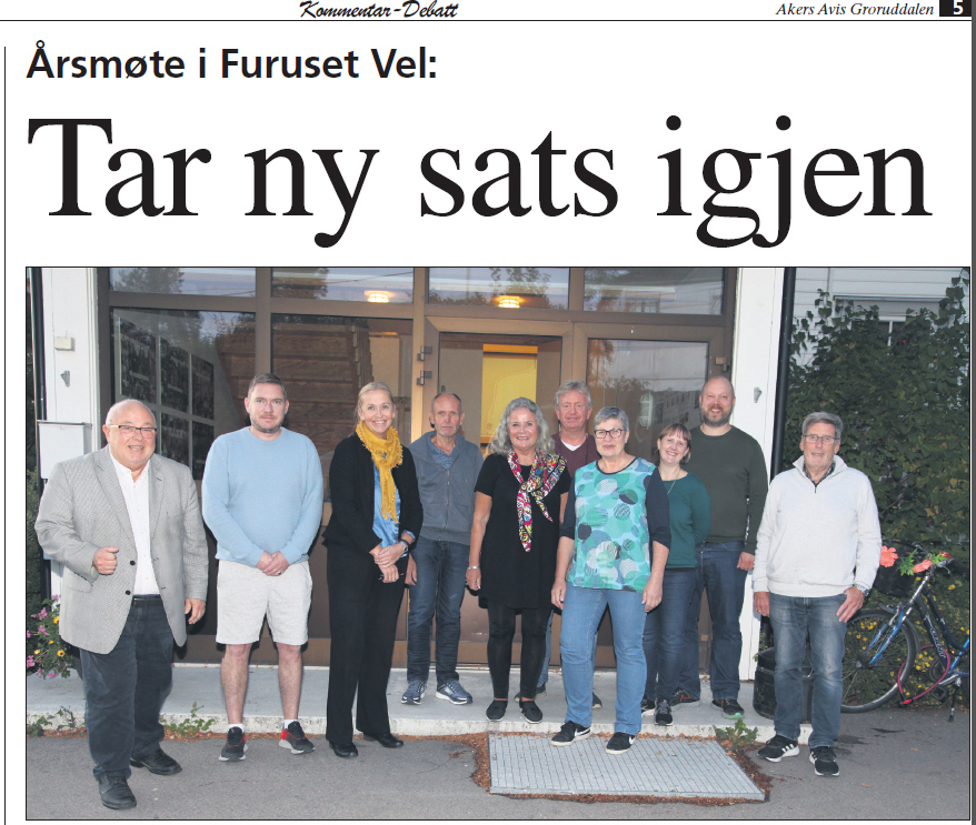 Årsmøtet i Furuset Vel