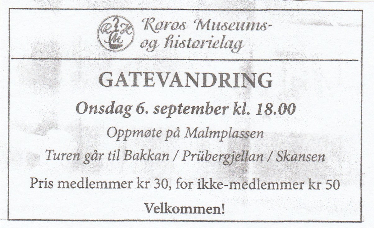 Gatevandring 6. september