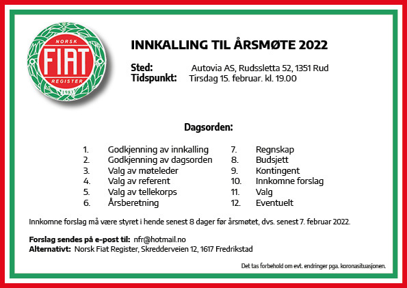 Årsmøte 2022