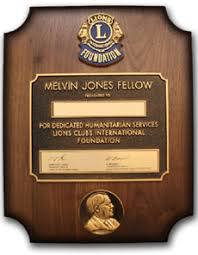 Melvin Jones Award til Jon H. Torgersen.