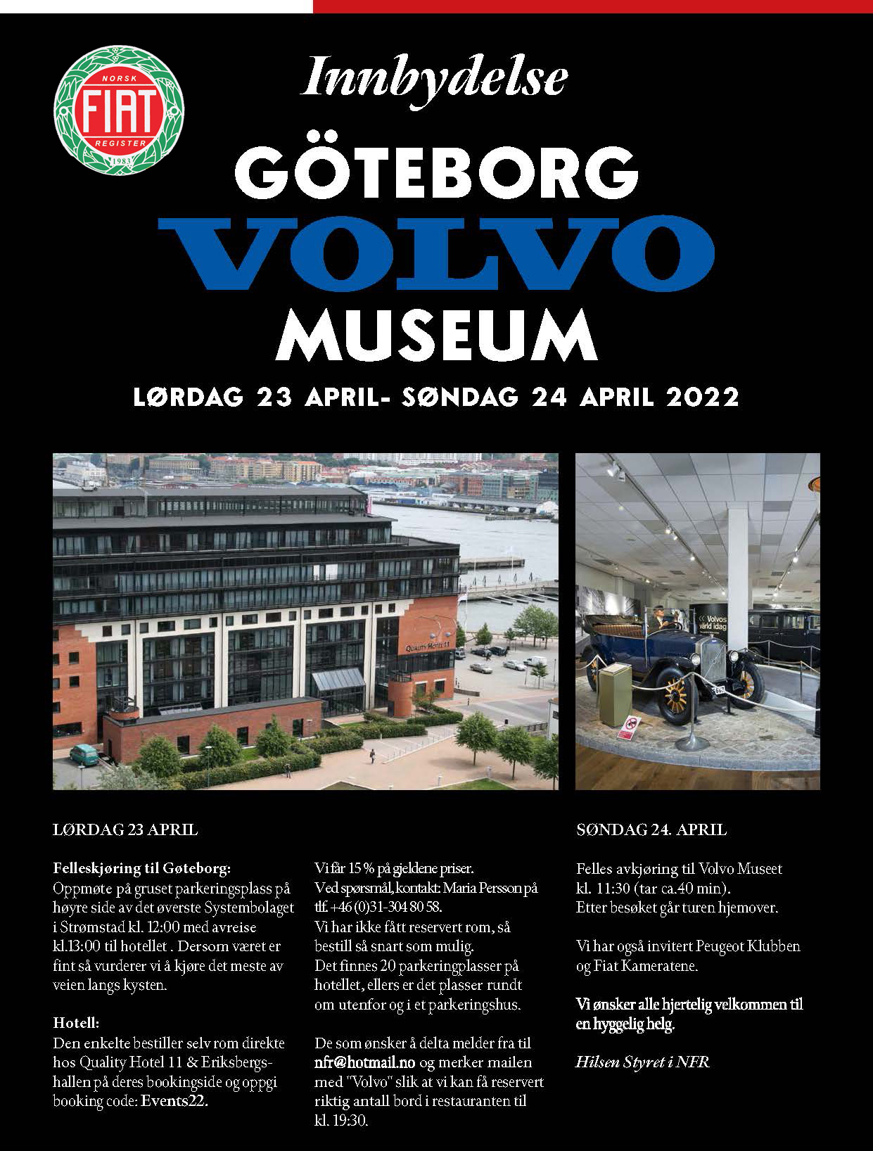 Besøk på Volvo Museum i Gøteborg