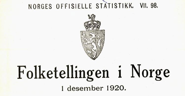 Folketellinga 1920