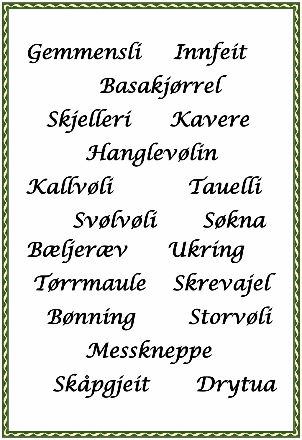 Populære dialektplakater i Ullensaker 
