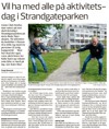 Artikkelbilde til artikkelen Aktivitetsdag i Strandgateparken