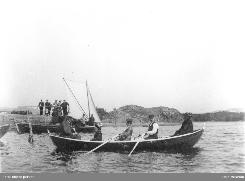 Sankthansaften med forviklinger på fjorden  i 1912