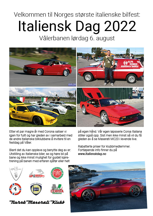 Velkommen til Norges største italienske bilfest!