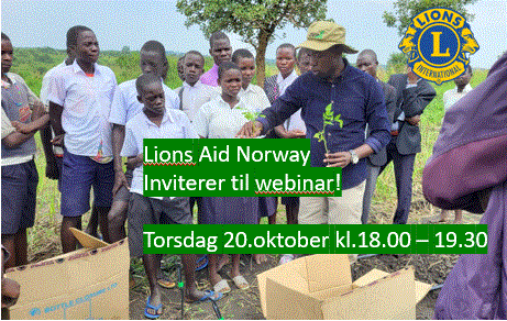 Lions Aid Norway inviterer til webinar!