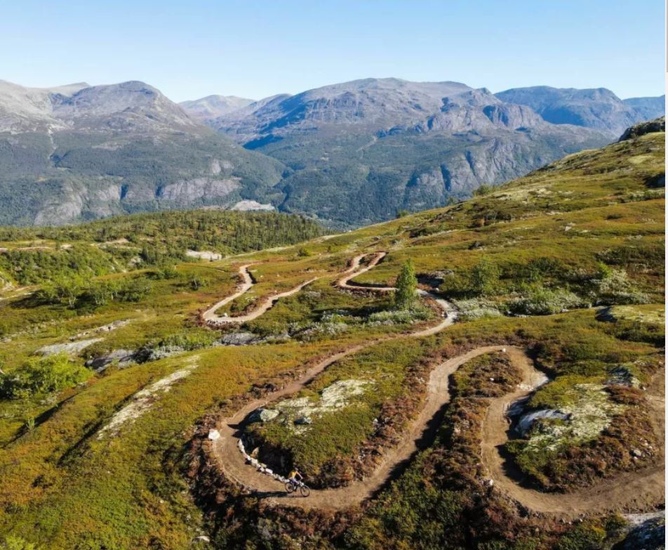 Åpning av nye sykkelstier i Hemsedal Skisenter