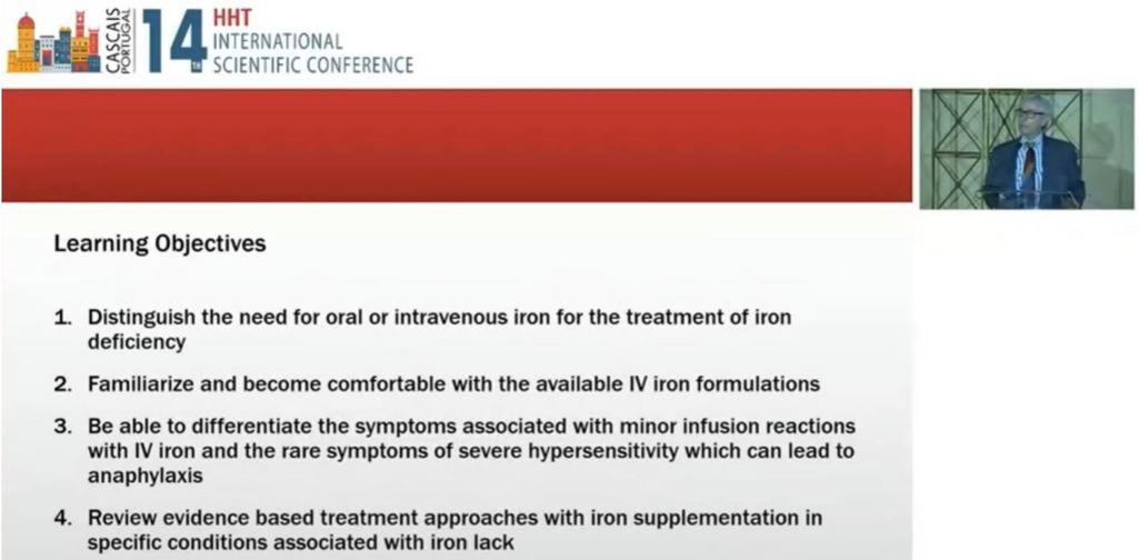 Oralt vs. intravenøst jern for HHT pasienter?
