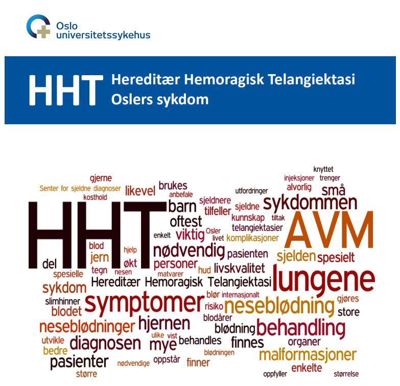 Dokument om HHT-Osler fra SSD v/OUS