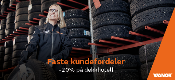 Fast medlemsfordel på dekkhotell