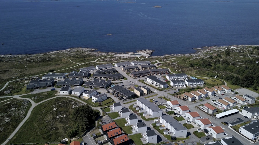 Vår og blå himmel på Myklebust!