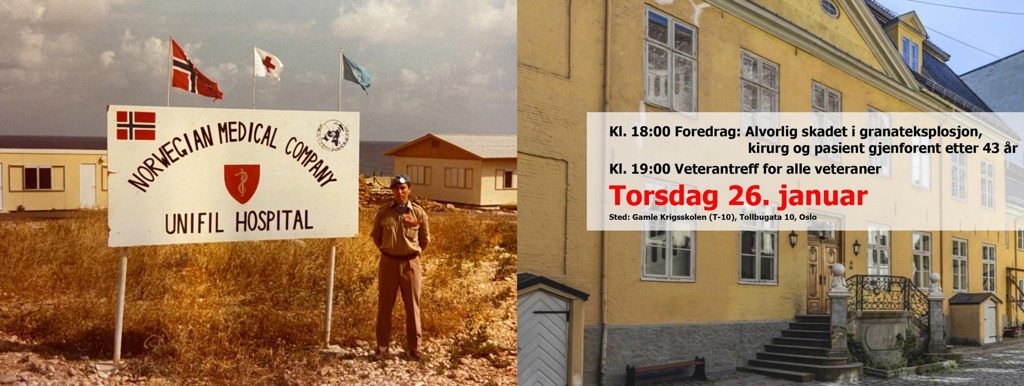 Foredrag og veterantreff 26.januar.2023 på T10.