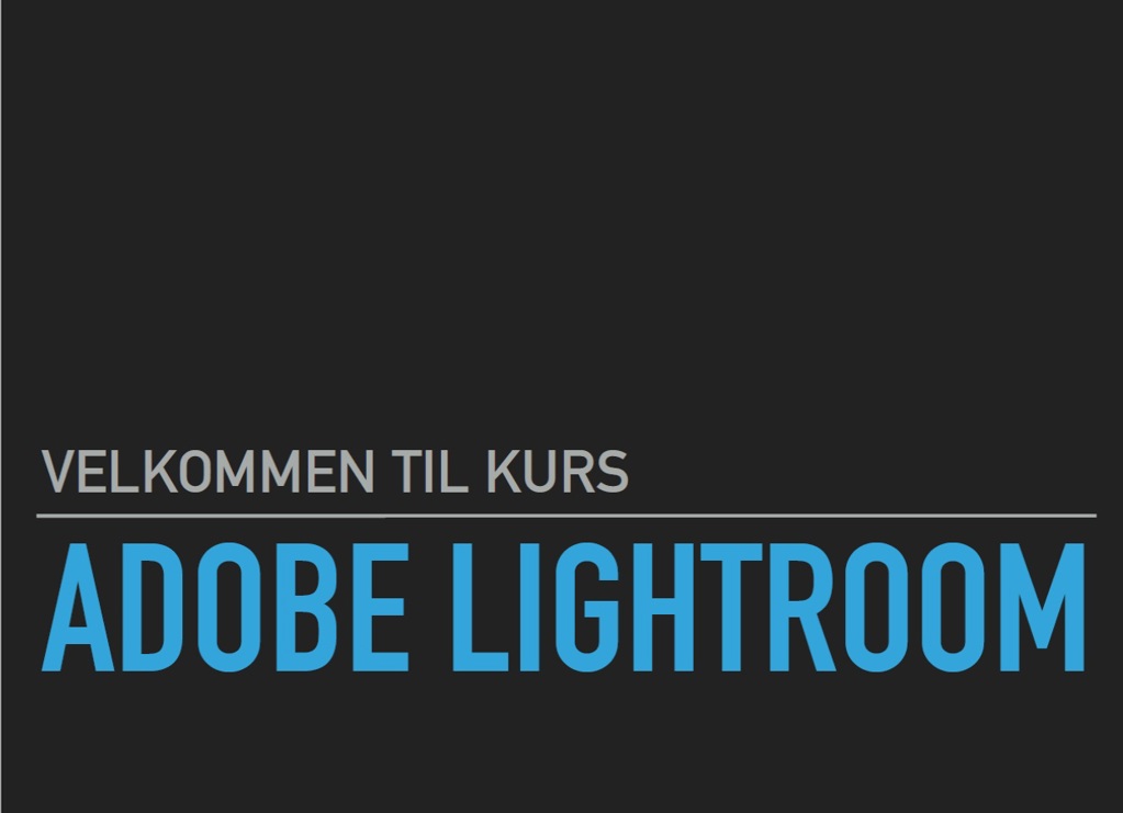Lightroomkurs