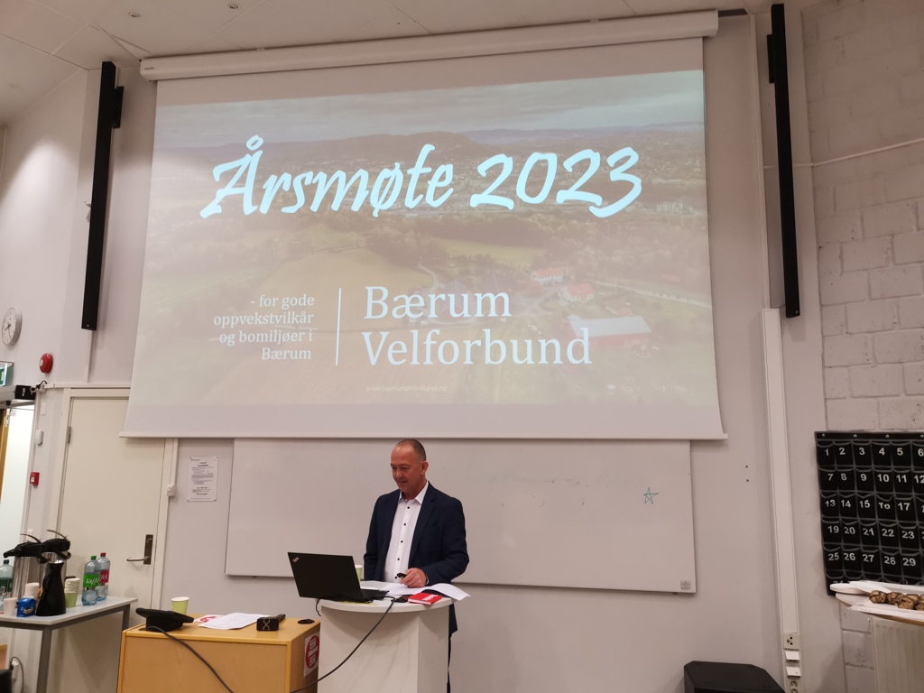Årsmøte avholdt i Bærum Velforbund