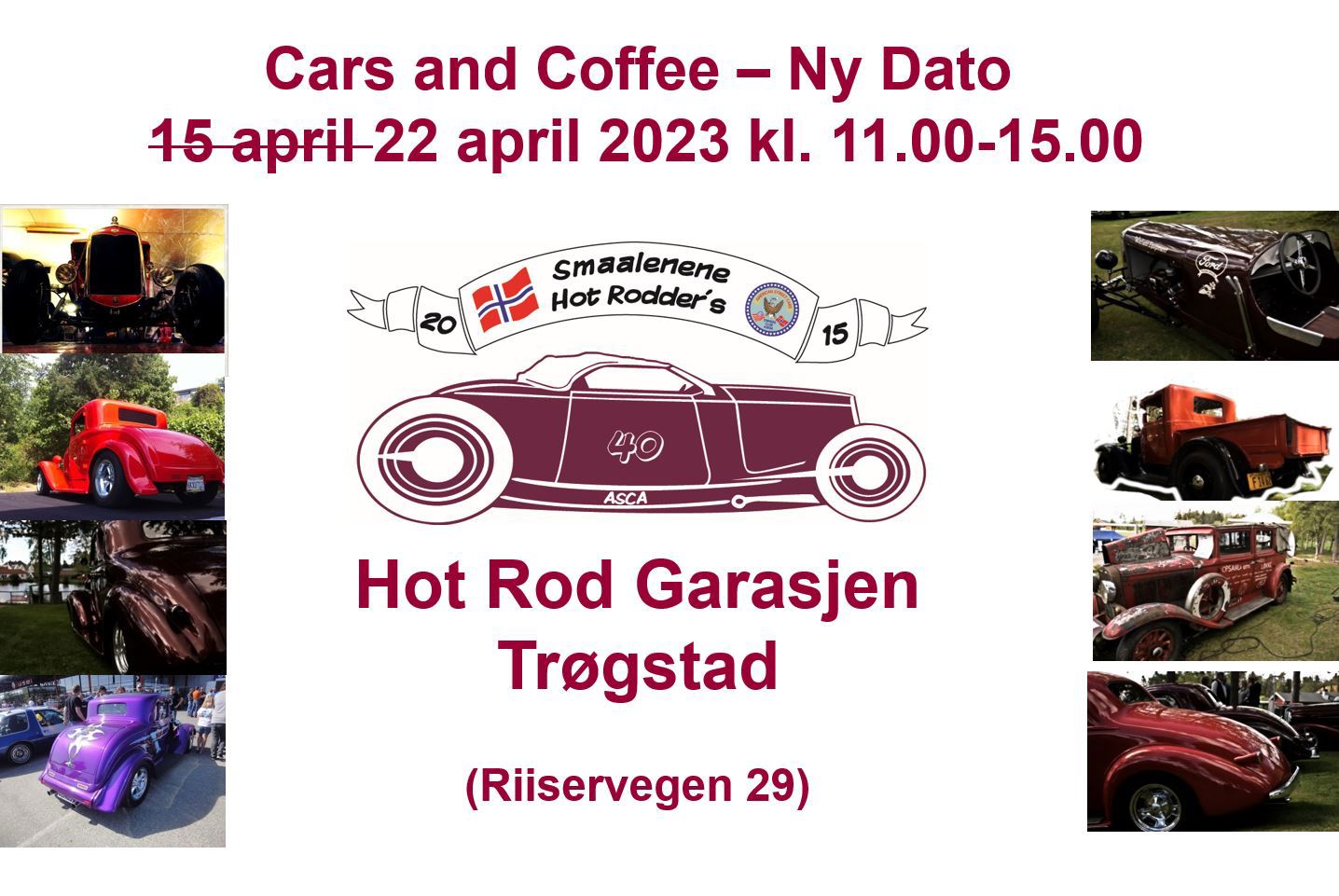 2023-04-22 Smaalenene Hot Rodder's Cars and Coffe.