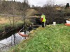 Artikkelbilde til artikkelen Oljelekkasje i Sanddalselven 24. april 2023