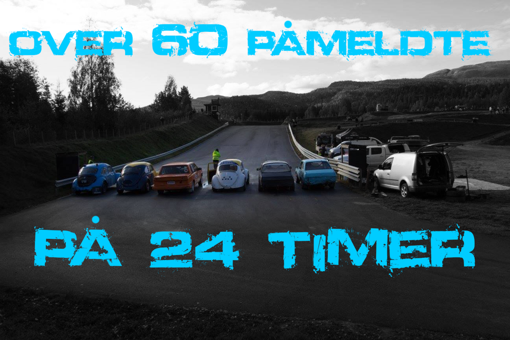 Over 60 påmeldte på ett døgn!