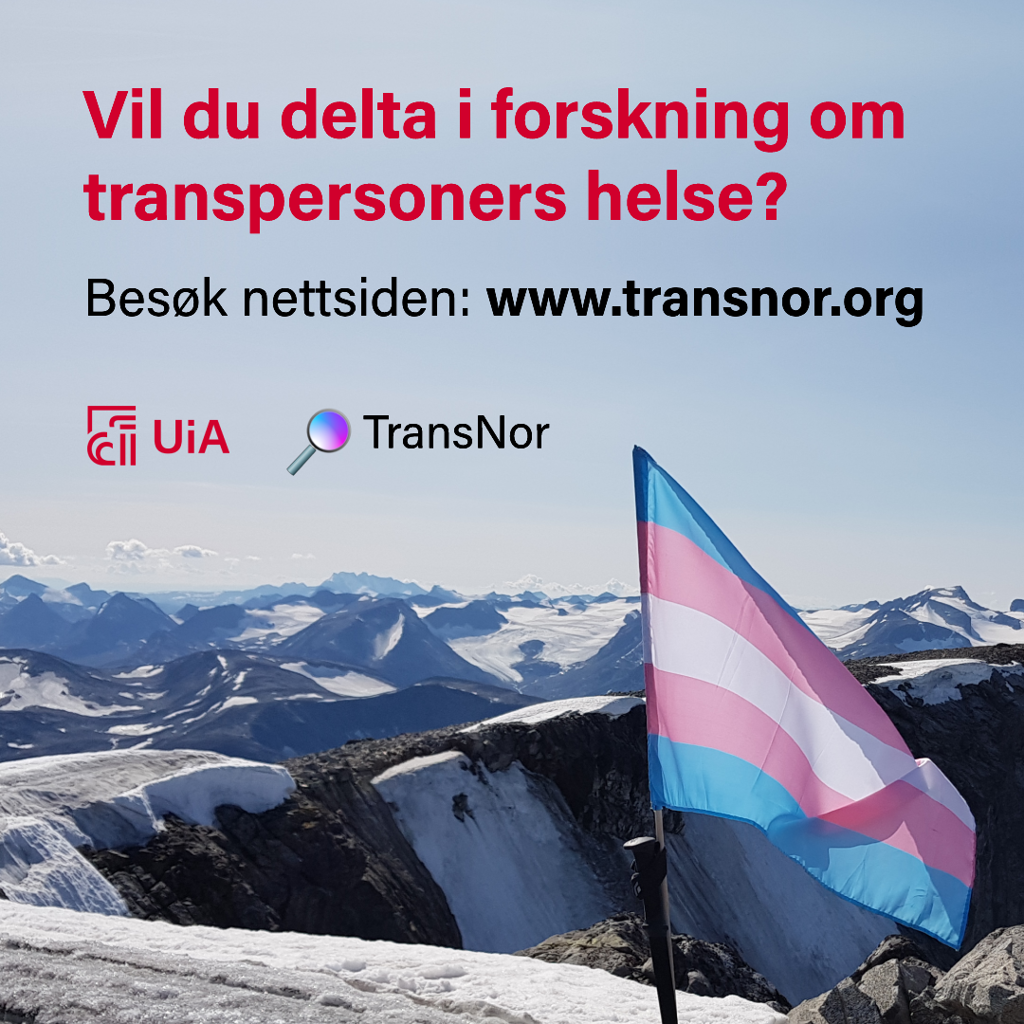Vil du delta i forskning om transpersoners helse?