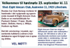 Artikkelbilde til artikkelen Høstmøte 23 September Kl. 11:00