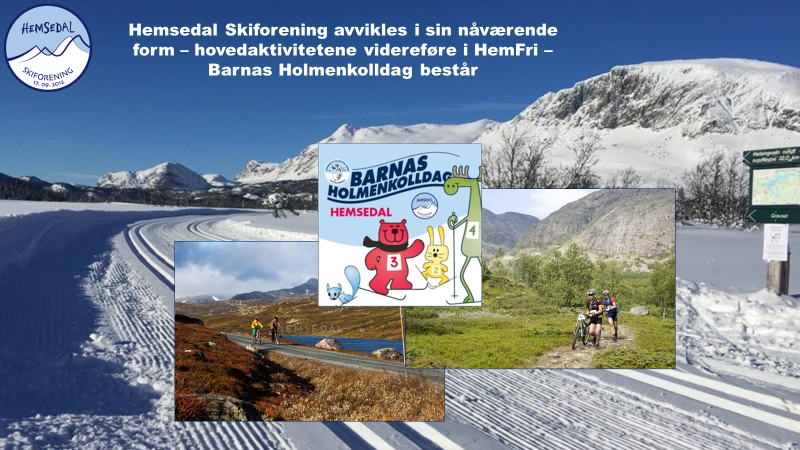 Avvikling av Hemsedal Skiforening - videreføring